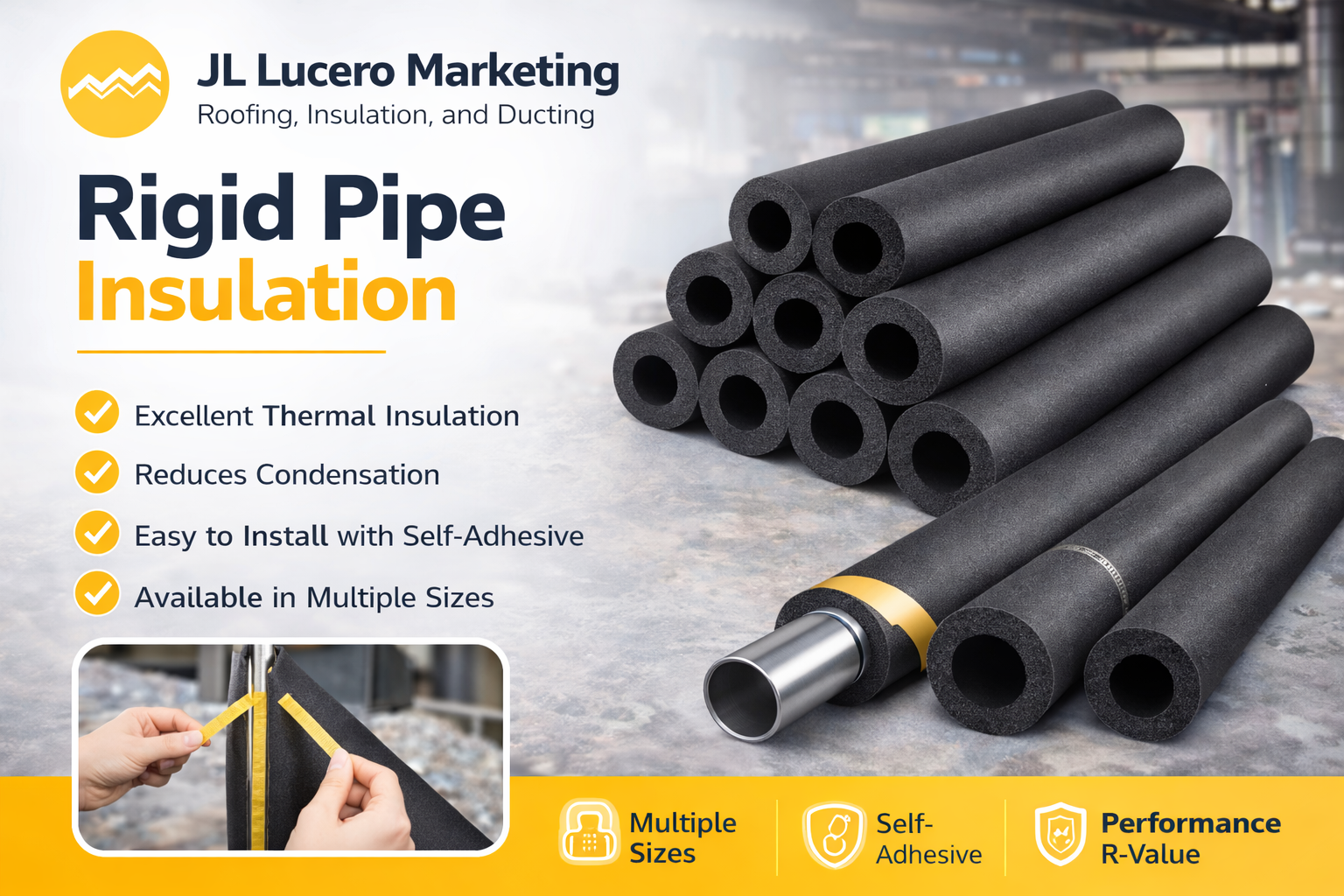 Rigid pipe insulation
