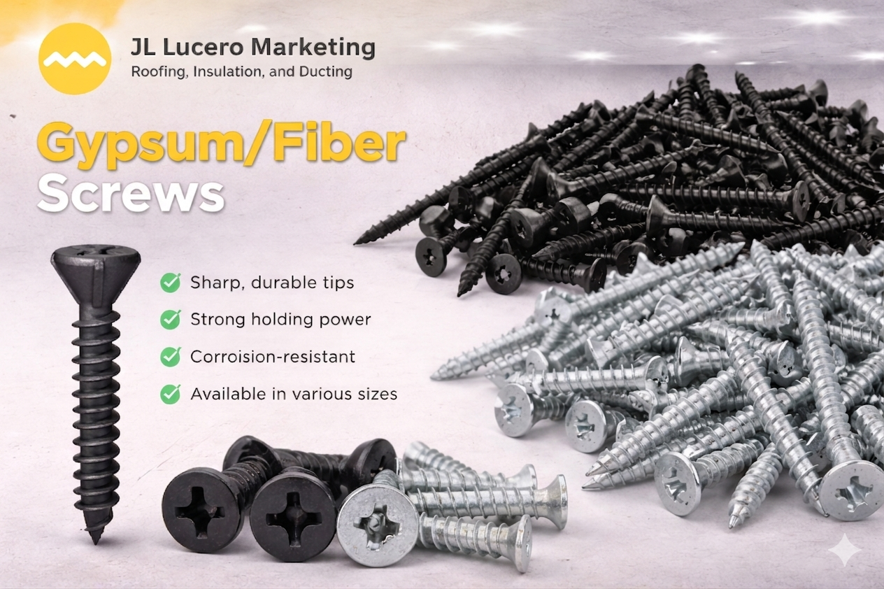 Gypsum/fiber screw